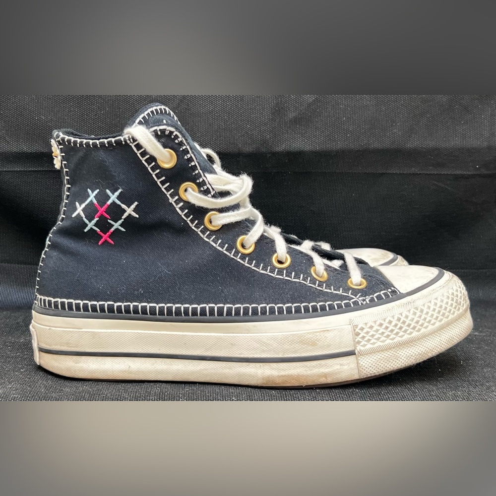 Women Converse Chuck Taylor All Star LIFT HI Crafted Stitching (A08731C)